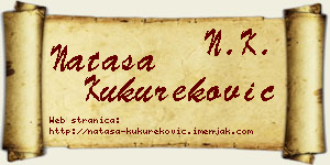 Nataša Kukureković vizit kartica